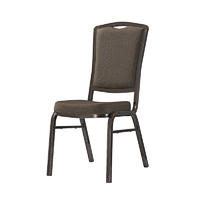 Strong Aluminum Farme Fabric Upholstered Banquet Restaurant Stacking Chair