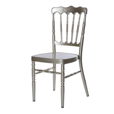 White Hotel Napoloen Aluminum Chair For Party Event Restaurant YC-014