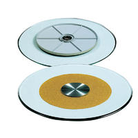 TEMPERED GLASS TOP LAZY SUSAN FOR HOTEL RESTAURANT #YH-002