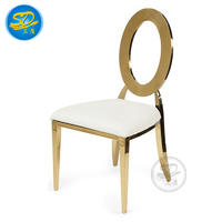 GOLDEN PAINTING STAINLESS STEEL BANQUET PARTY CHAIR YS-006
