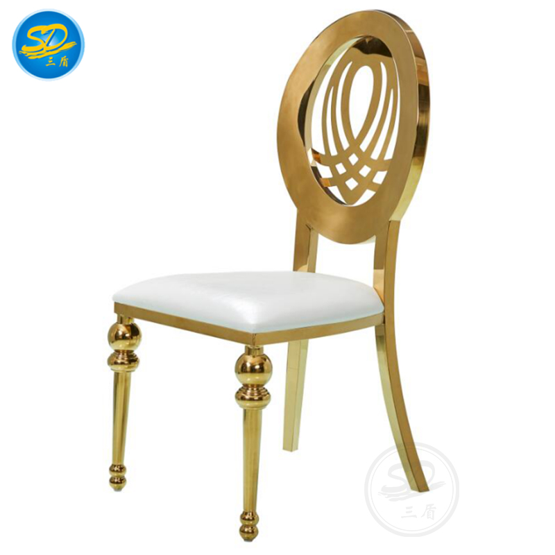 HOT SALE MIDDLE EAST HOTEL BANQUET STAINLESS STEEL CHAIR  YS-004