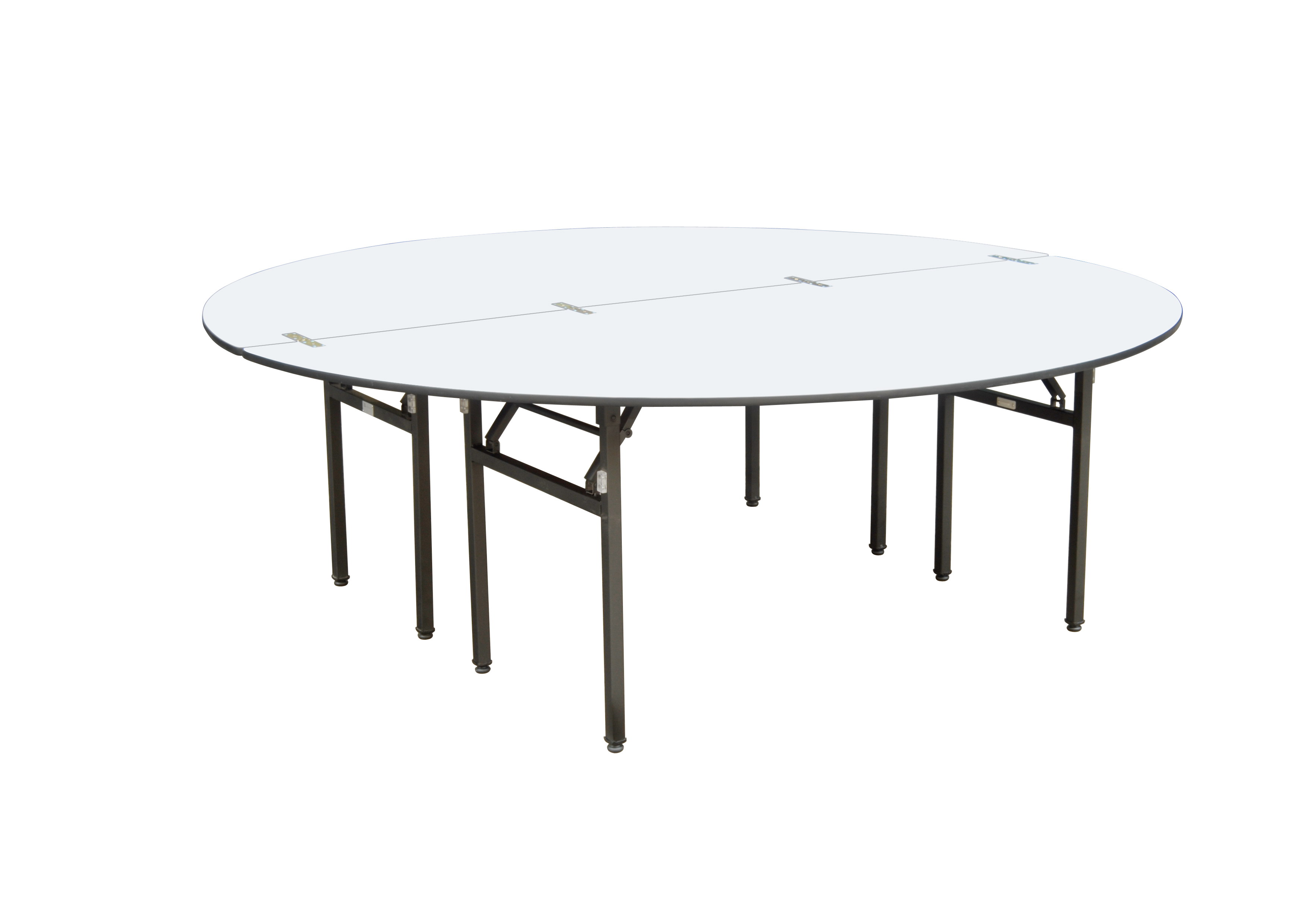 Foldable Round Table Top With Buterfly Galvanised Hinges YF-007