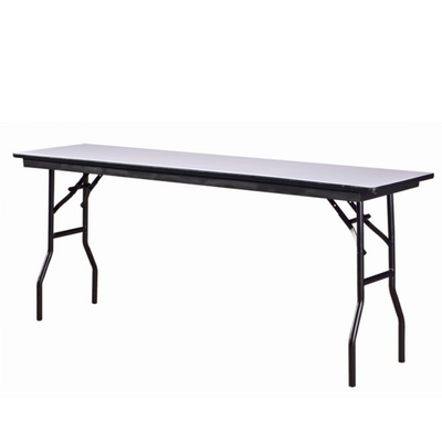 Banquet Rectangular Wooden Table Folding Steel Frame Table YF-013