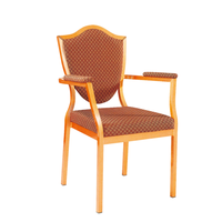Simple Hotel Reception Aluminum Stacking Chair YD-009