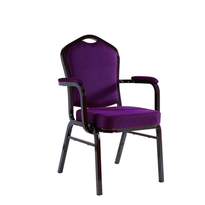 Hotel Office Stacking Chair Aluminum Armrest Chair YD-010