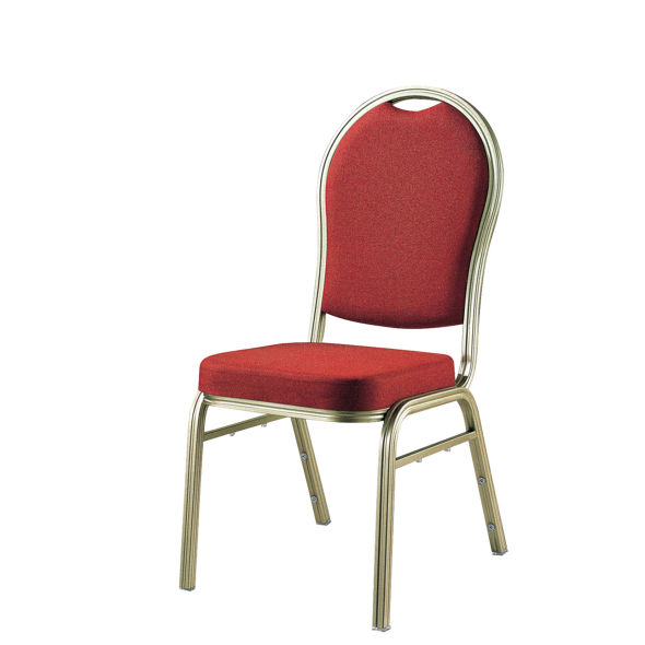 Hotel Meeting Room Aluminum Stackable Upholstered Chair YD-016