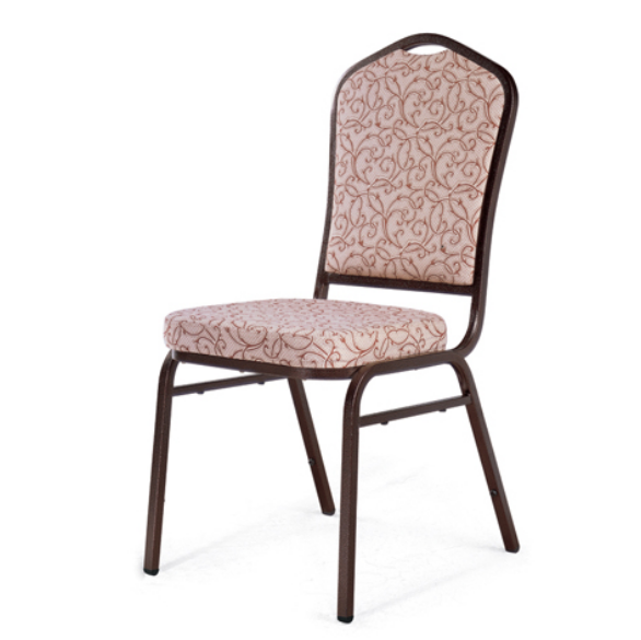 Special Flower Back Design Restaurant Steel Stacking Chair YE-027