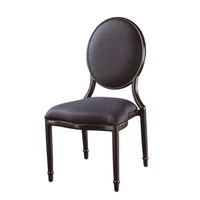 Oval Back Design Wooden Stacking Chair For Hotel Restaurant YE-032