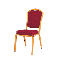 Event Stack Chair Hospitality Aluminum Golden Chair YD-027