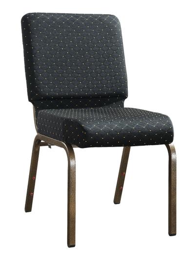 Cheap Factory Sale Black Dots Iorn Stacking Church Chair YE-057
