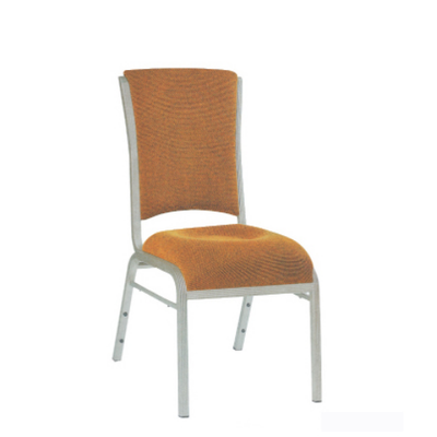 Party Office Aluminum Stacking Chair In Silver Painting YD-061
