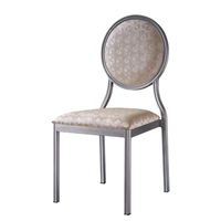 PU Leather Chair Round Party Conference Aluminum Chair YD-063