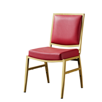 Party Event Chair Golden Painting Aluminum Stackable Chair YD-083
