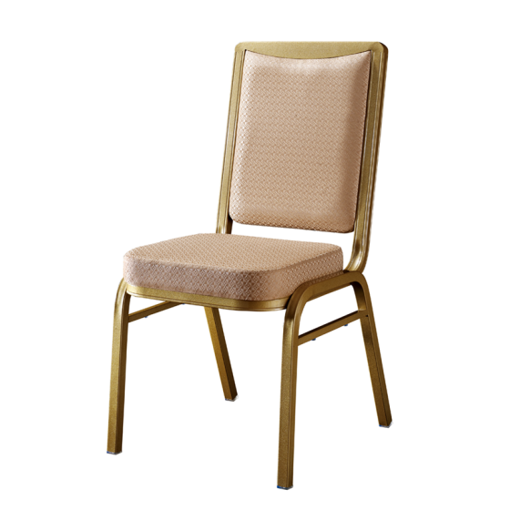 Fashion Design Hotel Wedding Event Golden Aluminum Stack Chair YD-084