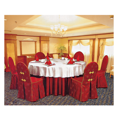 RED HOTEL DECORATION TABLE CLOTH BANQUET WEDDING PARTY HALL CHAIR COVER LT-013