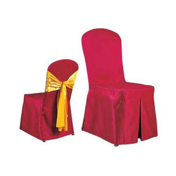 RED JACQUARD WEDDING DECORATIONS CHAIR COVER WITH BOWKNOT Y-055