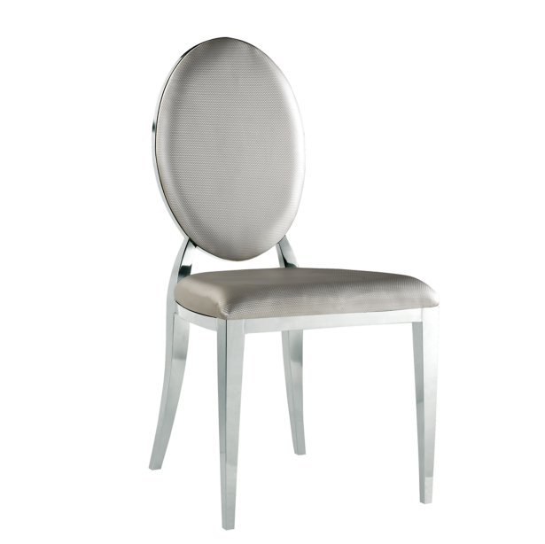ROUND BACK STAINLESS STEEL WOODEN CHAIR FOR HOTEL RESTAURANT   YA-082