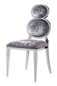 SPECIAL CUCURBIT BACK DESIGN STAINLESS STEEL CHAIR YA-086