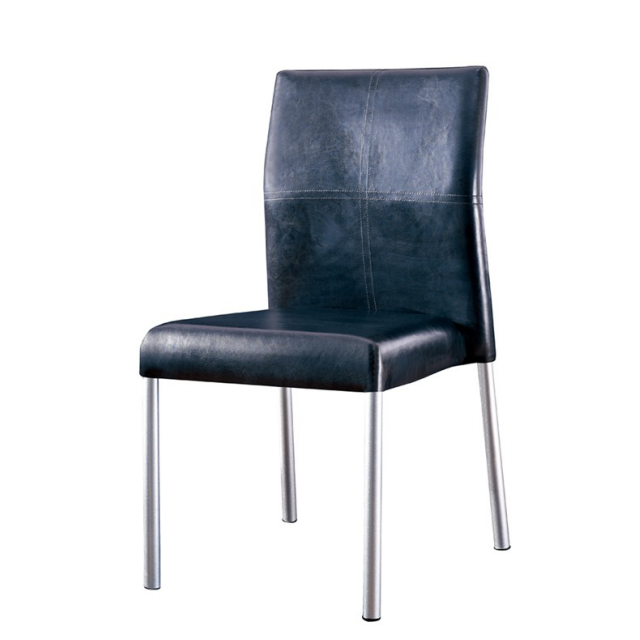 CHEAPER LEATHER STEEL CHAIR  YA-094